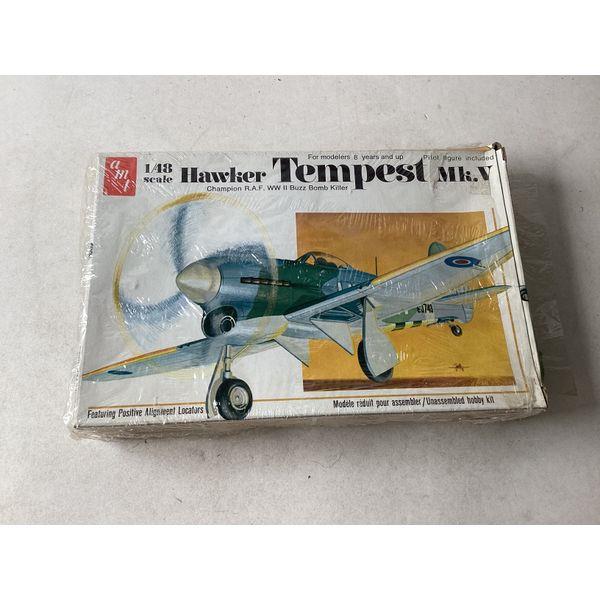 m Hawker Tempest MK.V - 1/48 Scale, WWII Buzz Bomb Killer, Pilot Figure Included
