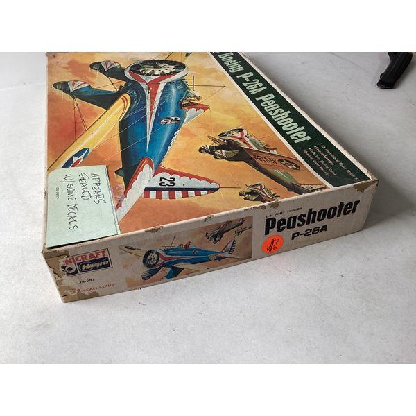 Minicraft Boeing P-26A Peashooter - 1/32 Scale, U.S. Army Fighter, Appears Sealed
