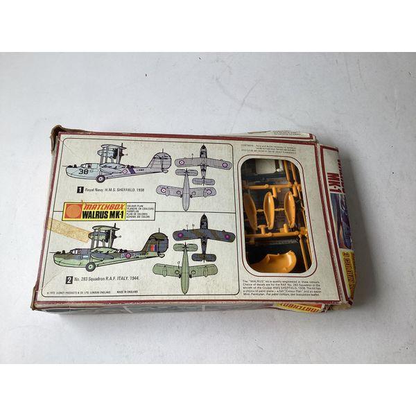 Matchbox Walrus MK1 - Model Kit, Vintage, Airplane