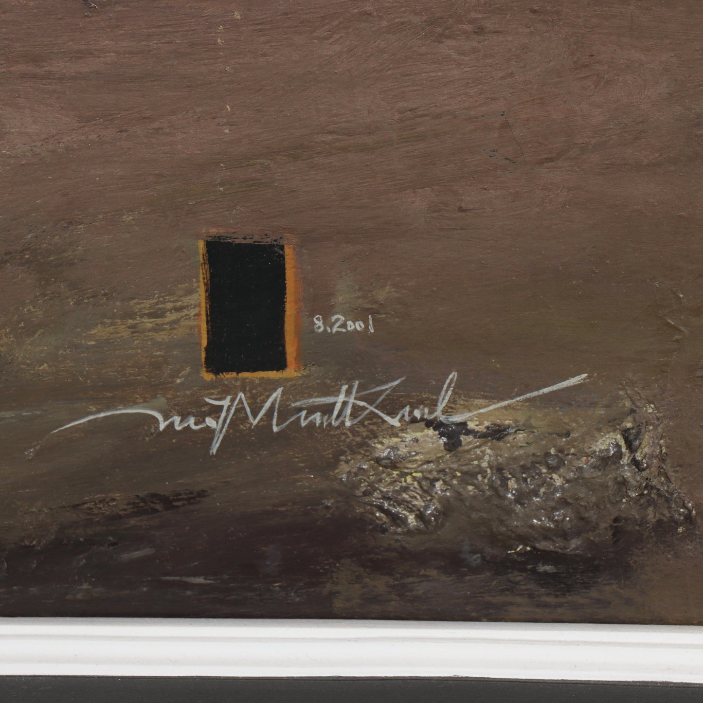 Mai Duy Minh, Vietnamese (b.1976), Spirit Bags, 2001, oil on canvas, 46 3/4"H x 57 1/2"W(stretcher), 55 1/2"H x 67"W(frame)