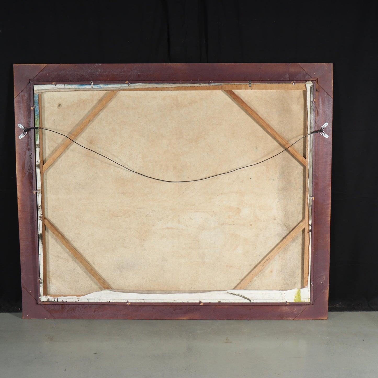 Mai Duy Minh, Vietnamese (b.1976), Spirit Bags, 2001, oil on canvas, 46 3/4"H x 57 1/2"W(stretcher), 55 1/2"H x 67"W(frame)