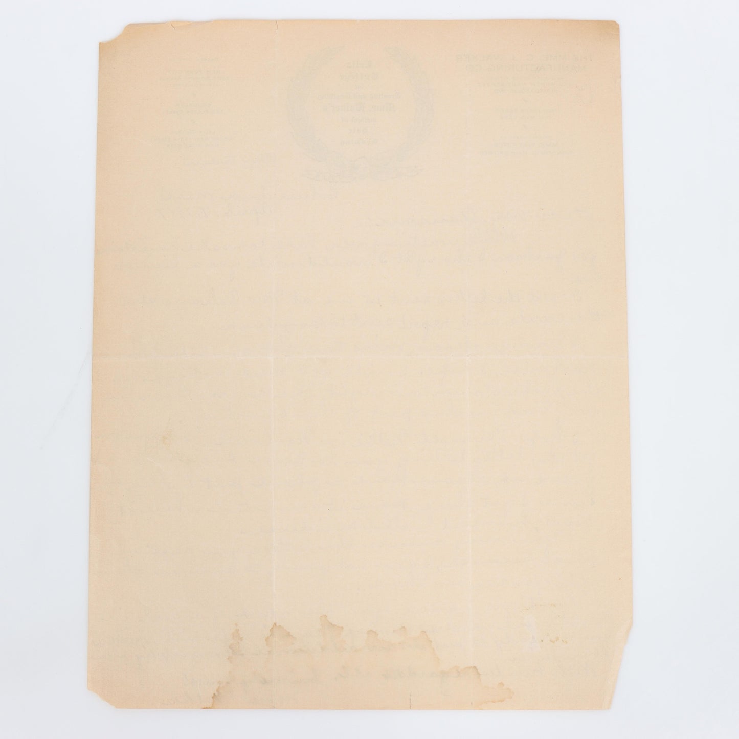 Letter Written By Madam C.J. Walker To Attorney & Office Manager, 04/17/1917 10 1/2"H x 8 1/2"W