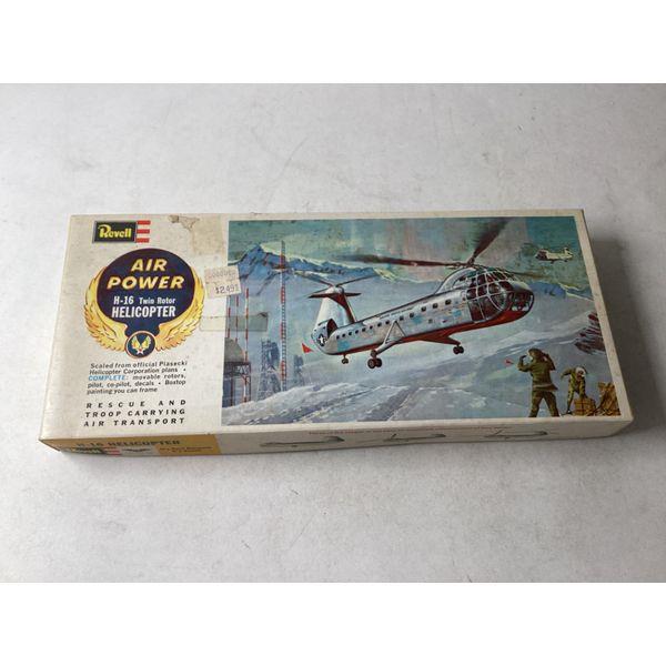 Revell Air Power H-16 Twin Rotor Helicopter - Vintage Model Kit