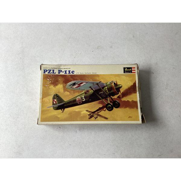 Revell PZL P-11c, 1/72 Scale, Authentic Model, Unassembled Parts