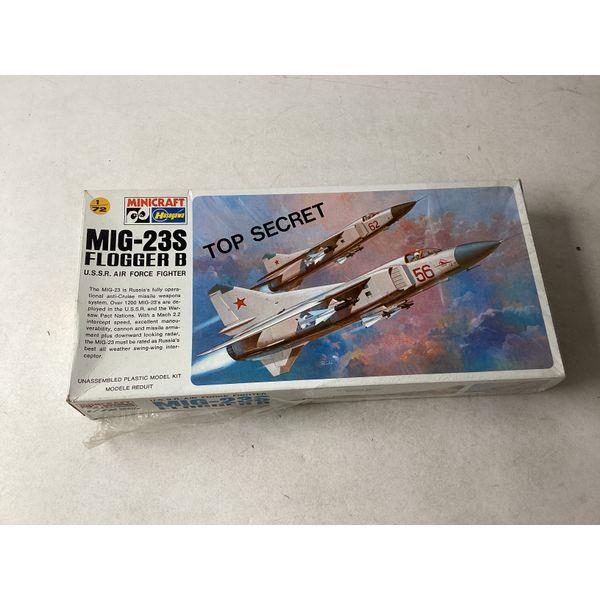 Minicraft Designs MiG-23S Flogger B - 1/72 Scale Model Kit, Unassembled