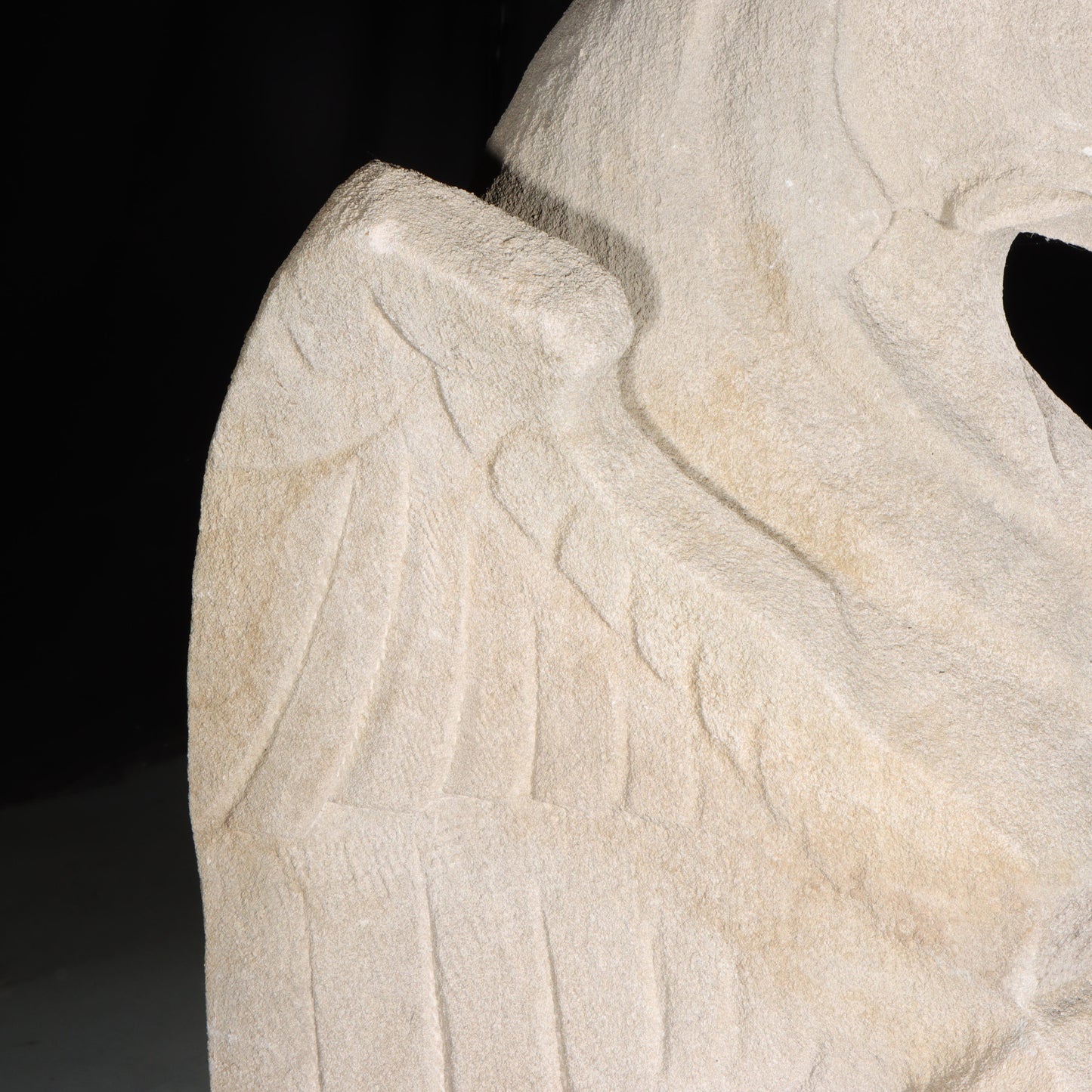Heraldic Eagle Guardian; full body gargoyle/grotesque beast with shield: Unique American Art Deco design, 1920s Harlem, New York, Gothic Style