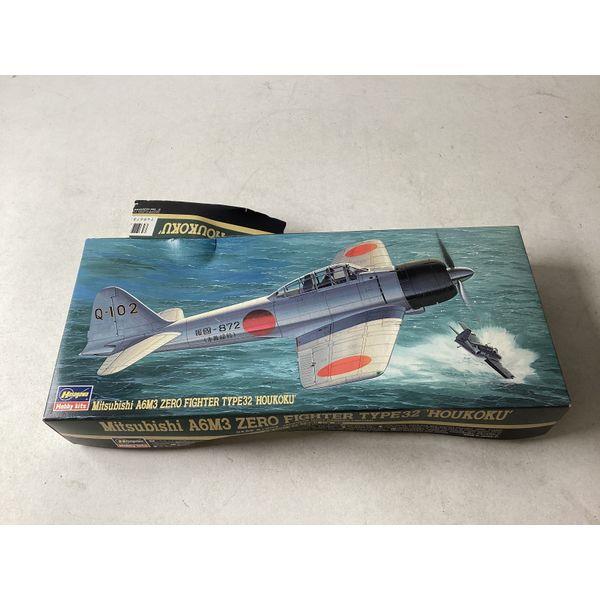 Hasegawa, Mitsubishi A6M3 ZERO FIGHTER TYPE32 'HOUKOKU', Unassembled Model Kit
