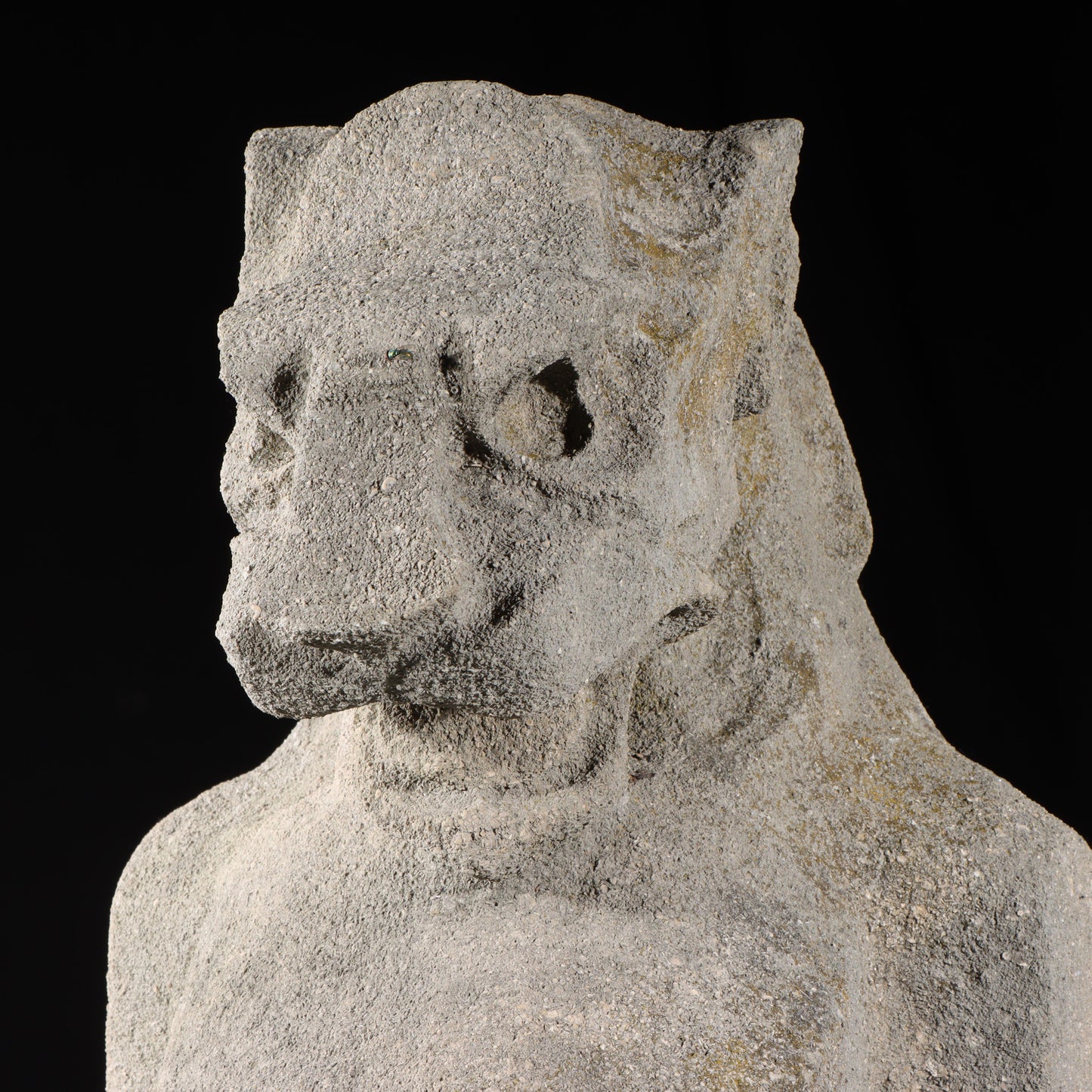 Heraldic Lion Guardian; full body gargoyle/grotesque beast with shield: 1920s Harlem, New York, Gothic Style