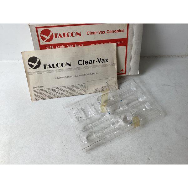 Falcon Clear-Vax Canopies - 1/48 Scale Set No.7, US Navy WWII Part 1