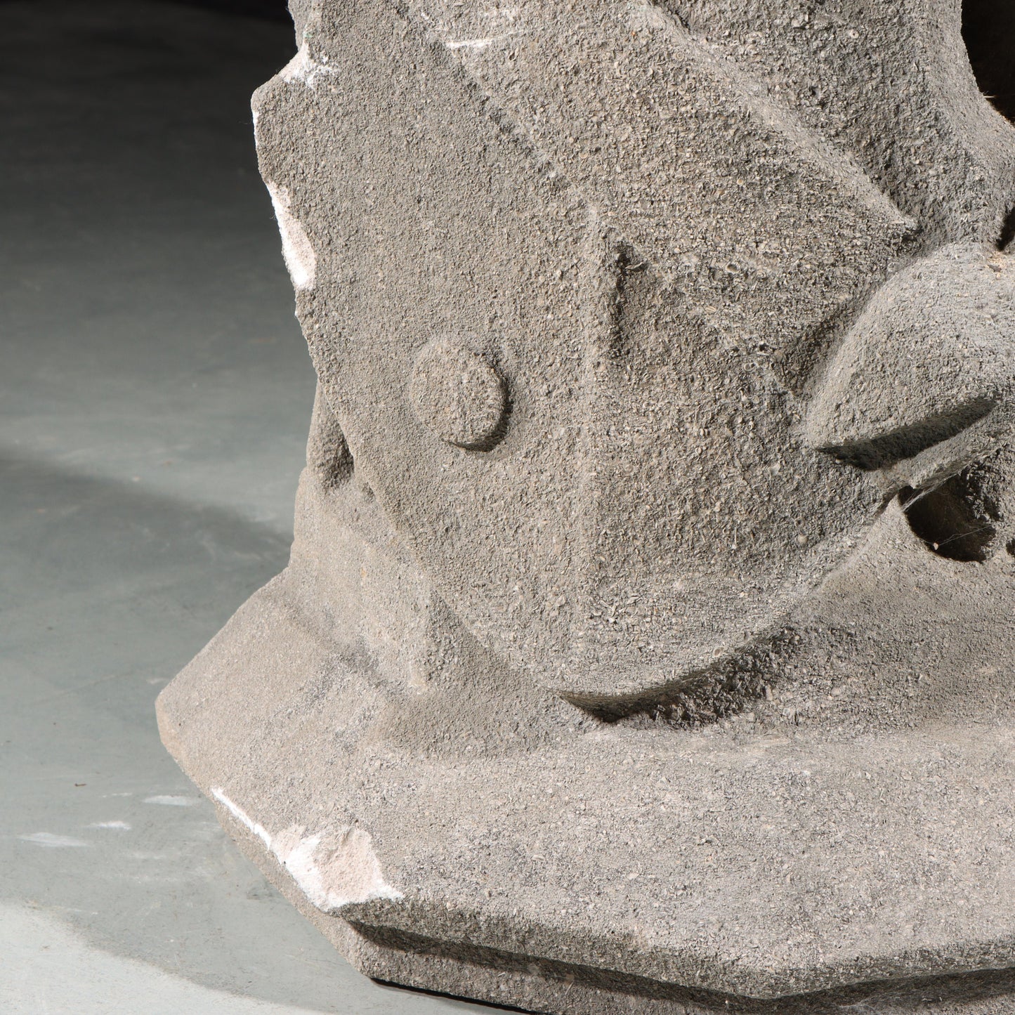 Heraldic Mythological Guardian; full body gargoyle/grotesque beast with shield: 1920s Harlem, New York, Gothic Style