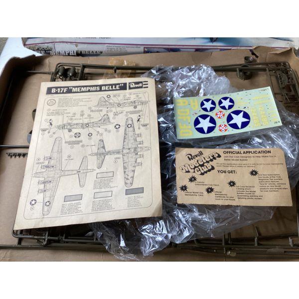 Revell 1/48 Scale B-17F "Memphis Belle" Model Kit - Unassembled