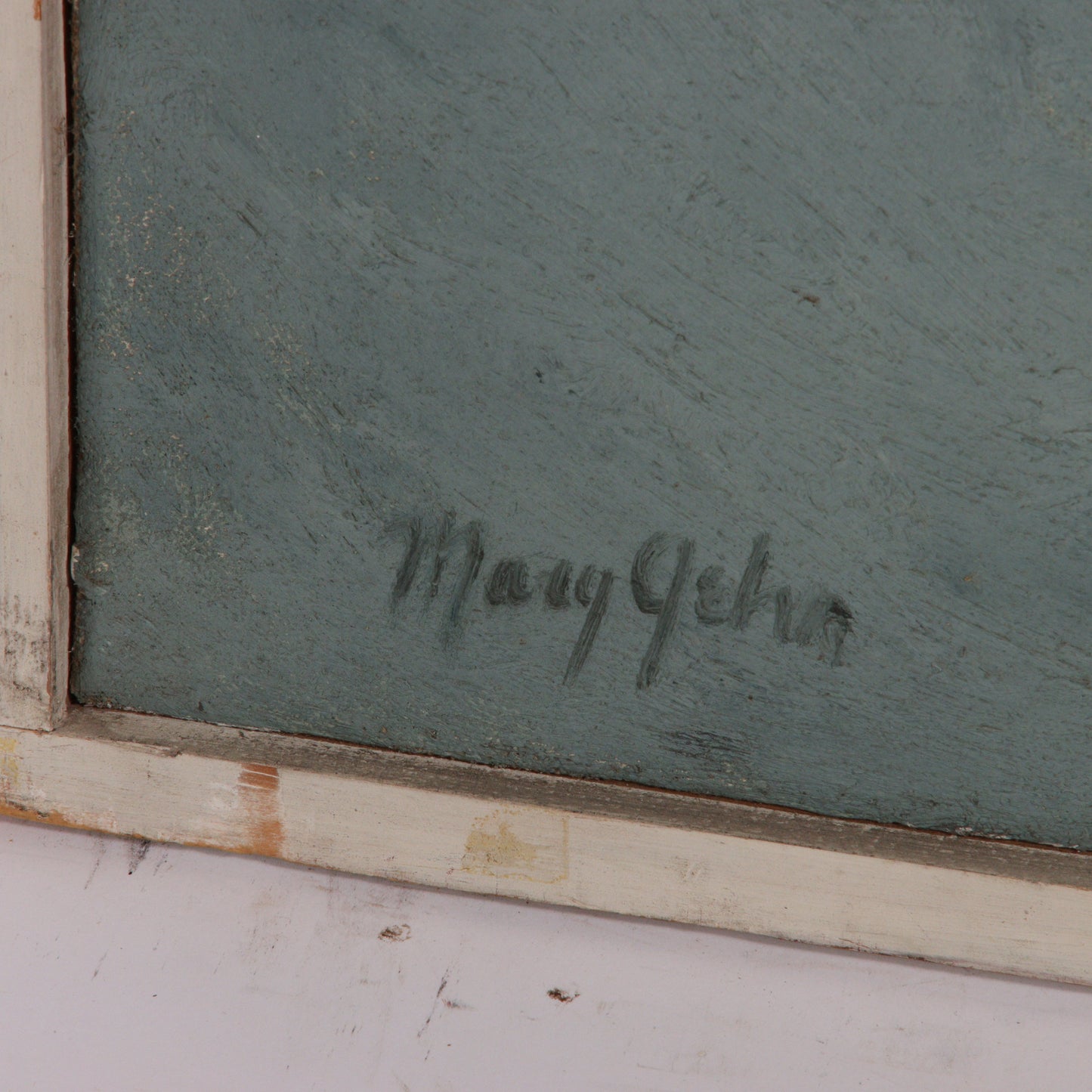 Mary Ray Gehr, Illinois (1910 - 1997), New Beginnings, oil on canvas, 52"H x 37"W