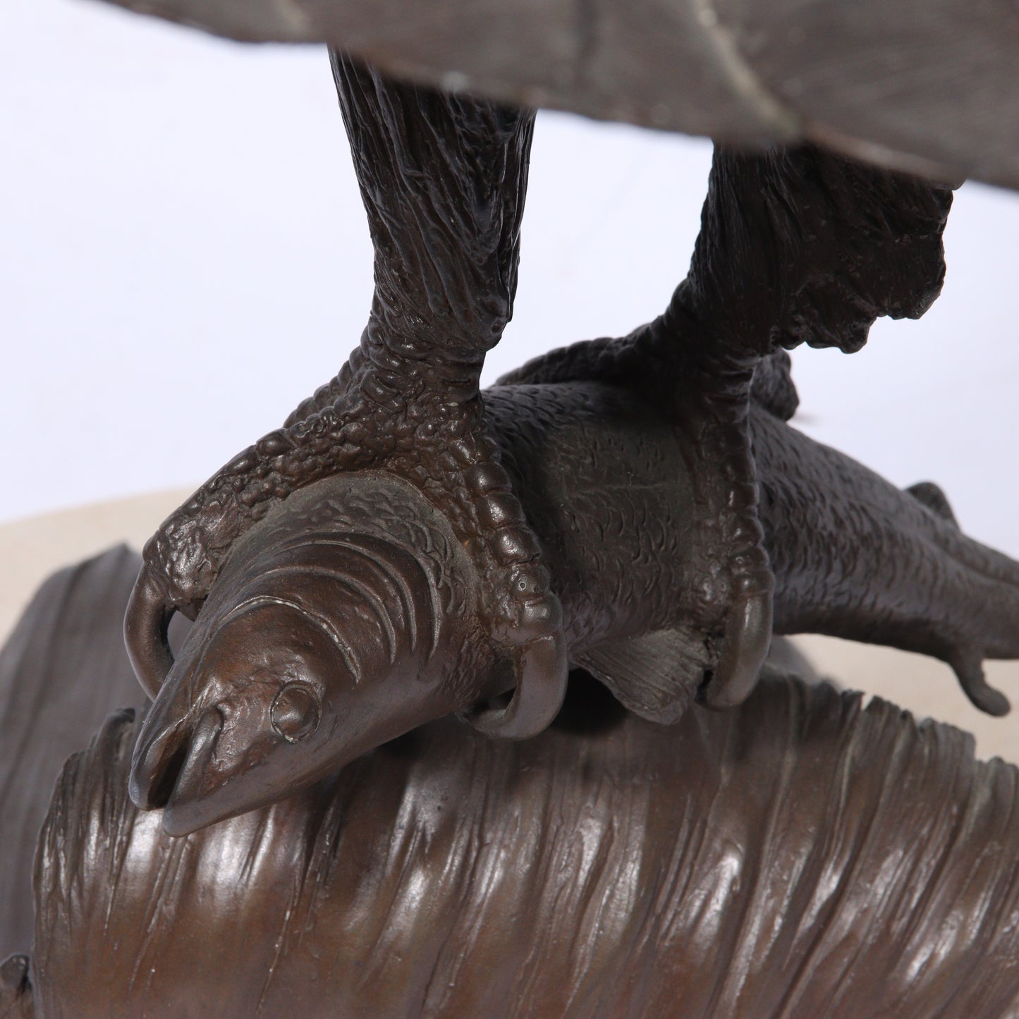 Jenne Stahl, American (20th century), The Hunter, 1979, bronze with marble base, 36"H x 35"W x 20"D