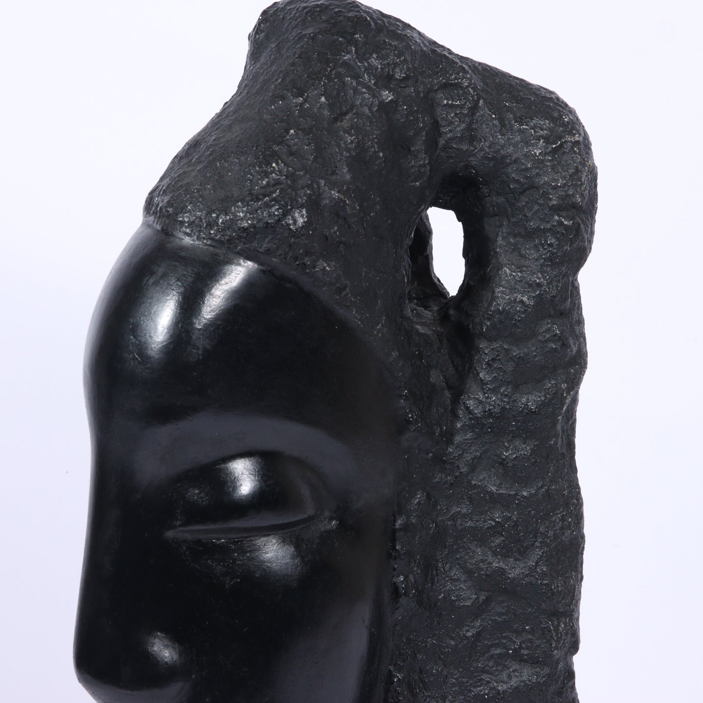 Alfred Van Loen, New York / Germany (1924 - 1994), Sheeba, 1967, plaster with lacquer finish on ebonized plinth, 27 3/4"H x 8 1/2"W x 9 1/2"D