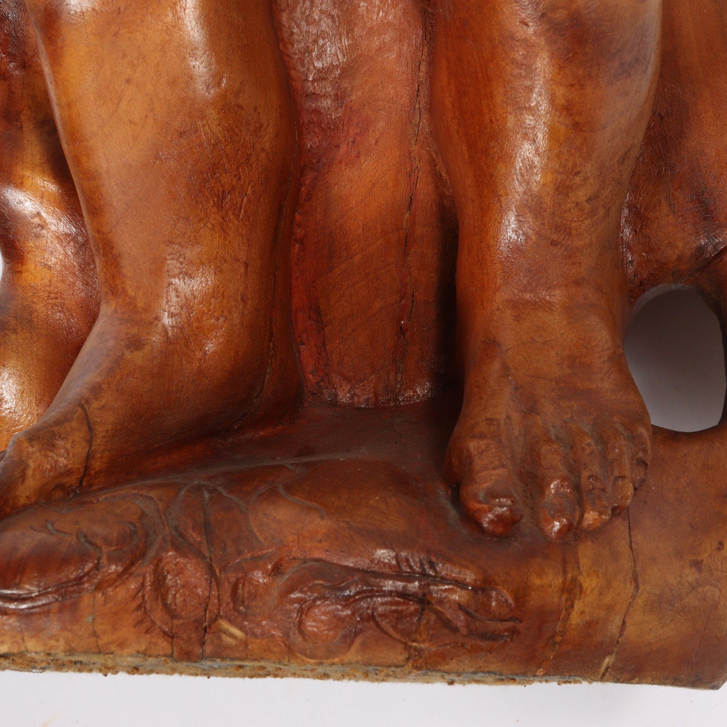 Robert Lohman, Indiana (1919-2001), Two Women, 1950s, wood, 25"H x 10"W x 10 1/2"D