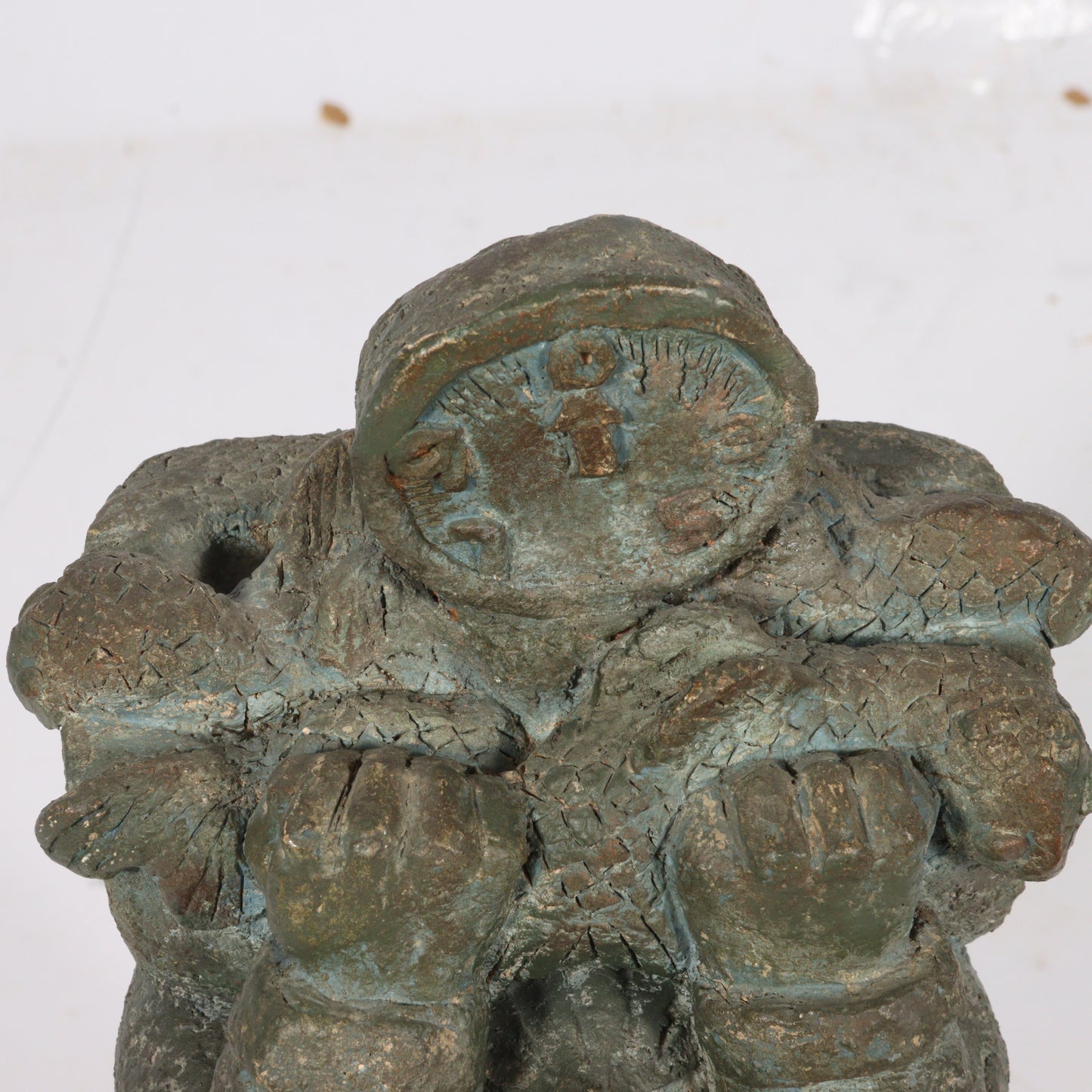 Sally Grosz Bodkin, New York/Hungary (1900-1974), Fishmonger, 1942, ceramic, 16"H x 9"W x 8"H