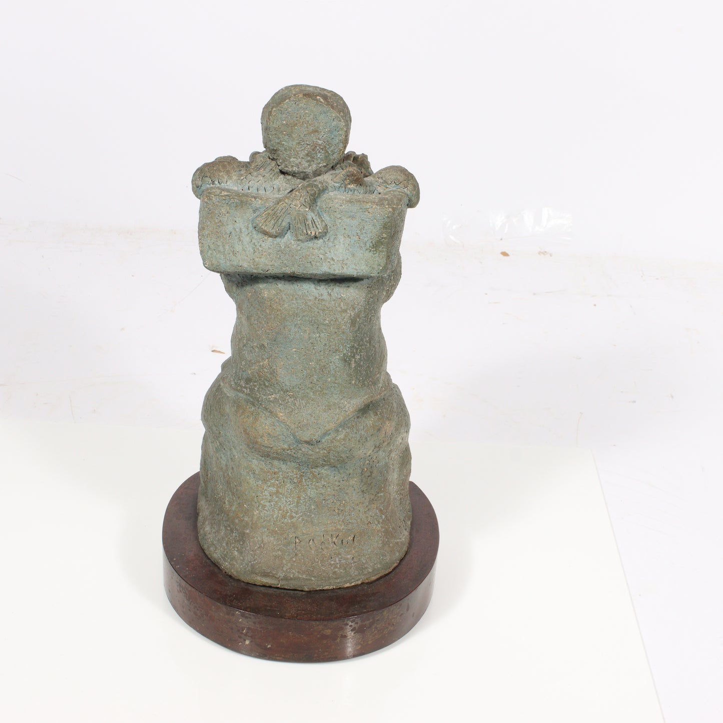 Sally Grosz Bodkin, New York/Hungary (1900-1974), Fishmonger, 1942, ceramic, 16"H x 9"W x 8"H
