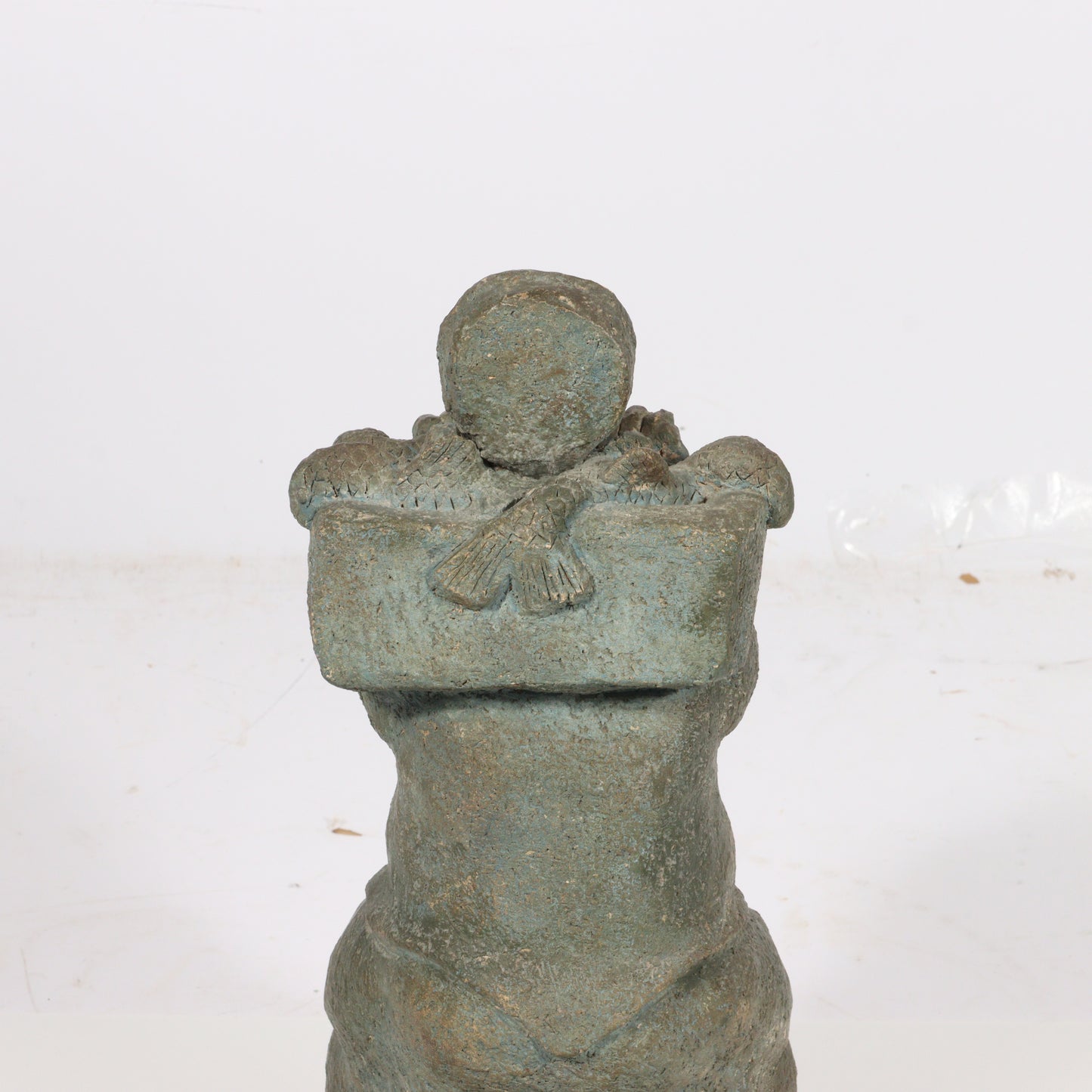 Sally Grosz Bodkin, New York/Hungary (1900-1974), Fishmonger, 1942, ceramic, 16"H x 9"W x 8"H