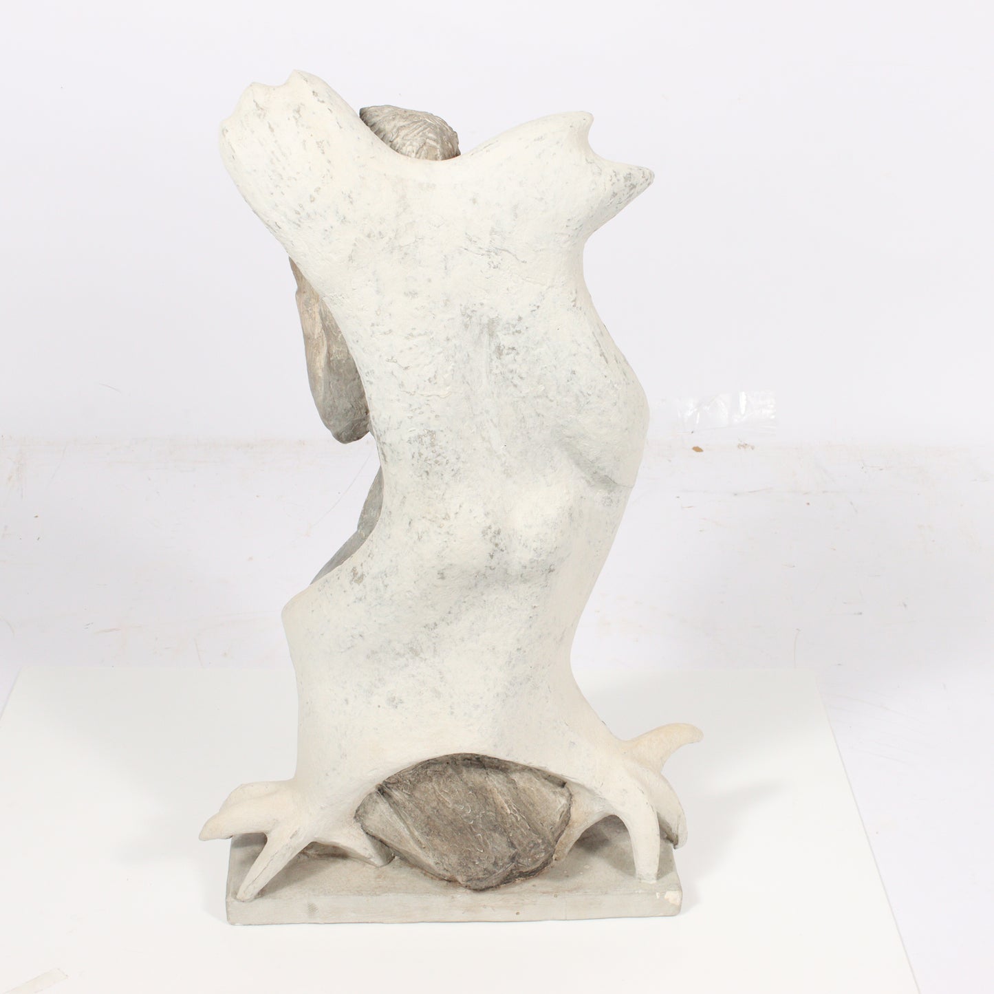 Robert Lohman, Indiana (1919-2001), Haunted, 1950, plaster and pigment, 21"H x 13"W x 7"D