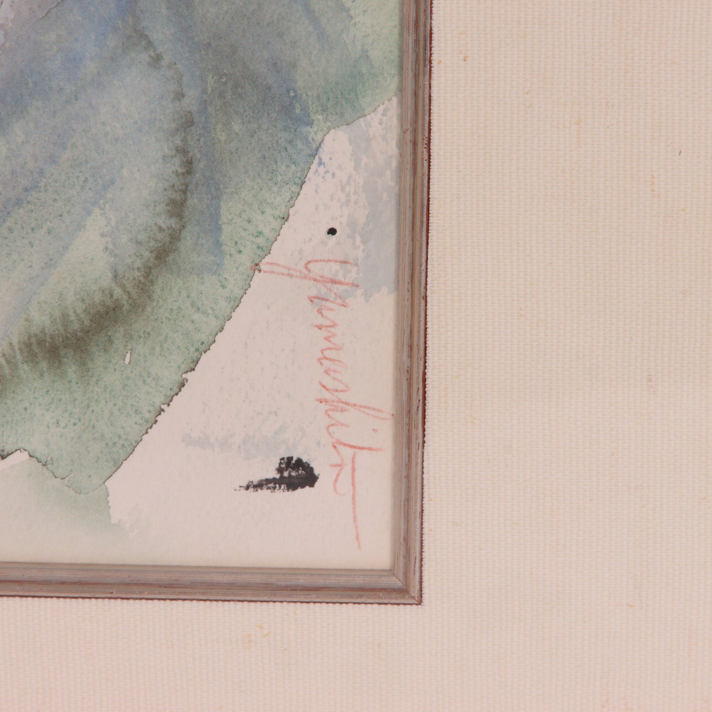 Junji Yamashita, France (b. 1940), Still Life with Fish, 1950s, watercolor on paper, 13"H x 21"W (sight)