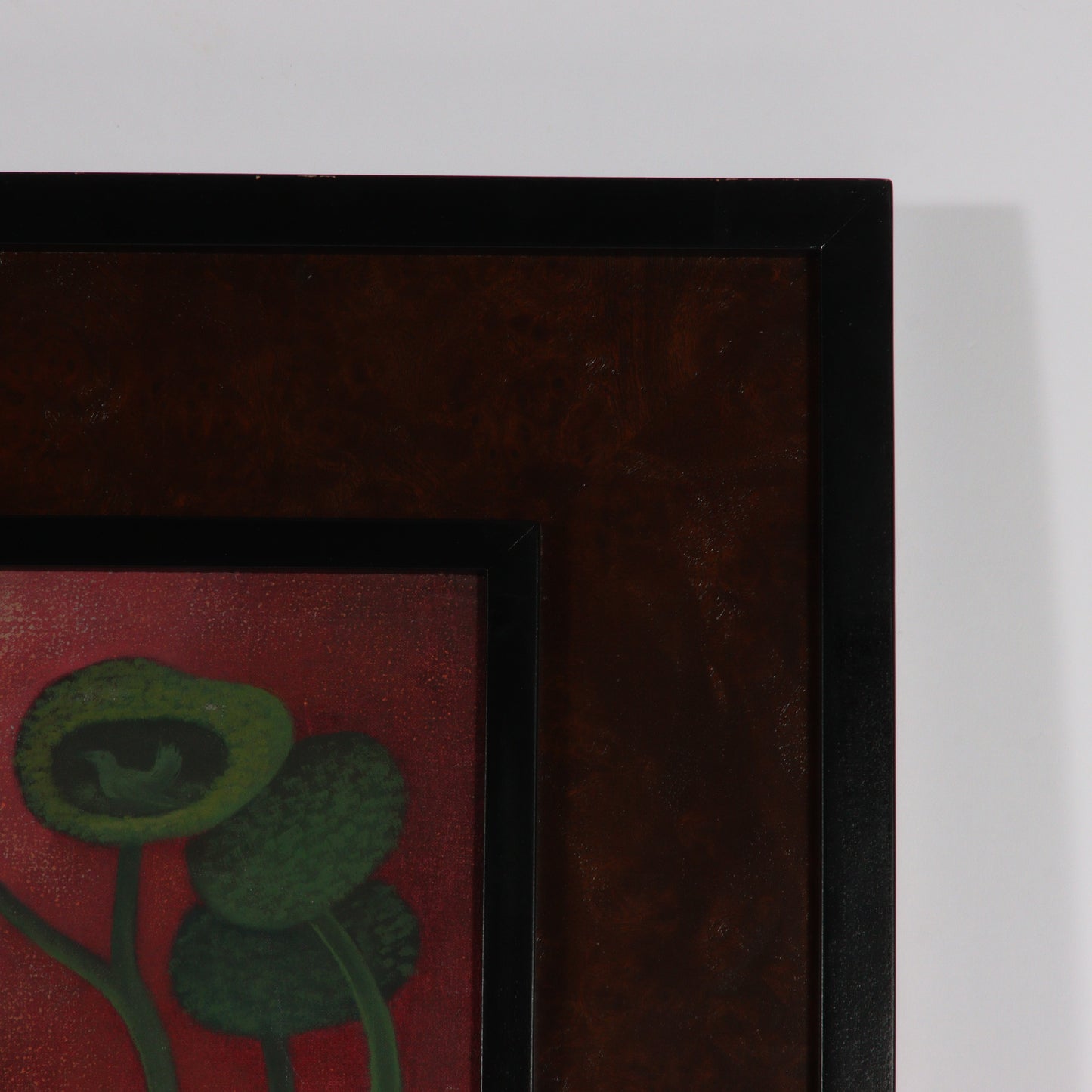 Unknown (20th century), Green Androgyne, surrealist figure oil on canvas 28 1/4"H x 21 1/2"W (sight), 36 1/2"H x 29 1/2"W (frame)