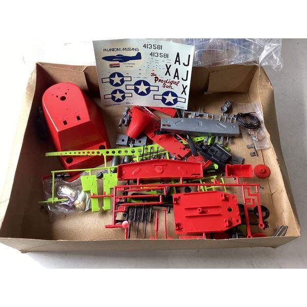 Monogram Phantom Mustang - 1/32 Scale Unassembled Model Kit, Motorized, Transparent