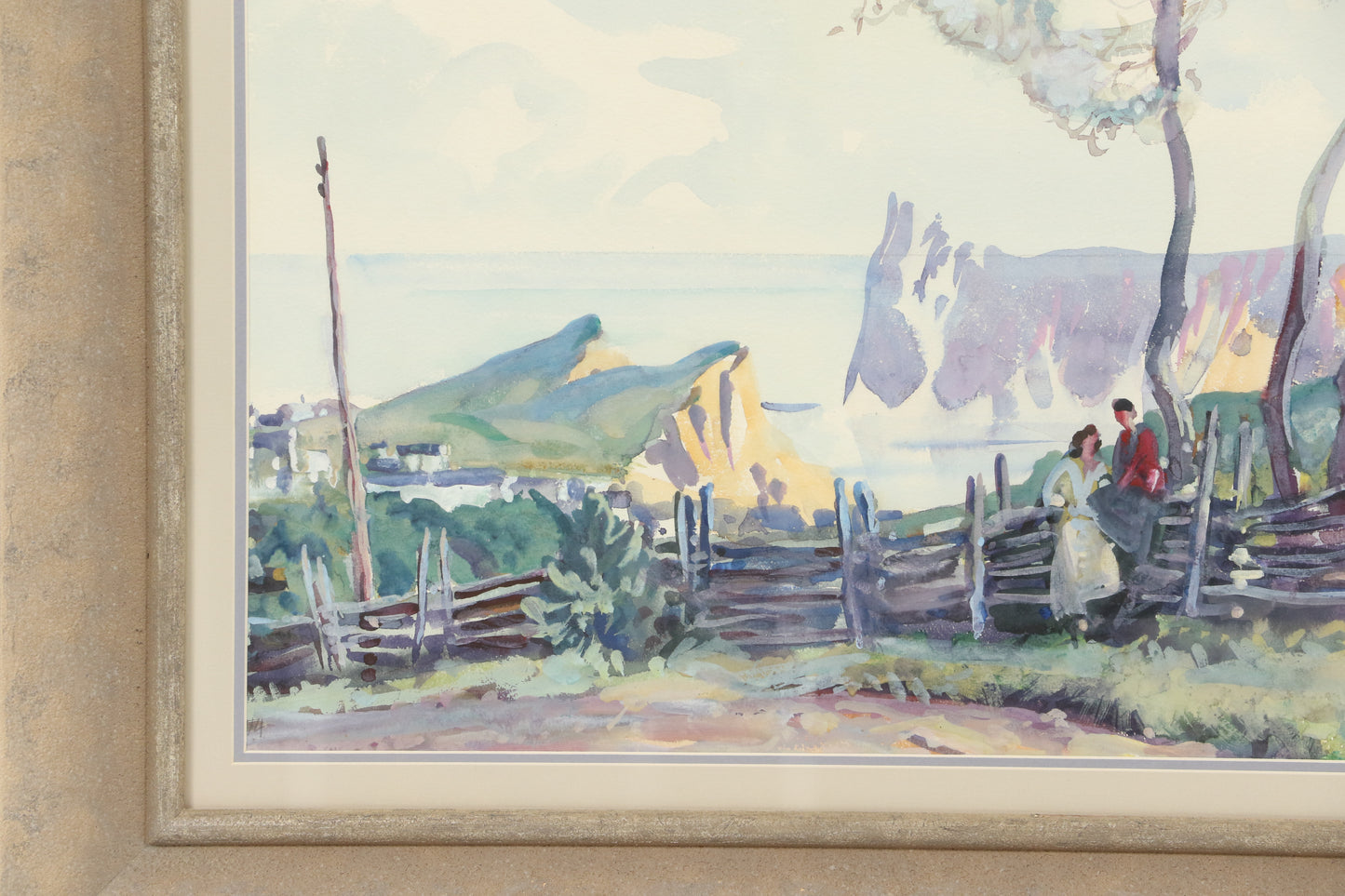 Kae Dorn Cass, Ohio (1901 - 1971), Summack, watercolor on paper, 20 3/4"H x 26 3/4"W (sight), 28"H x 34"W x 1 1/2"D (frame)
