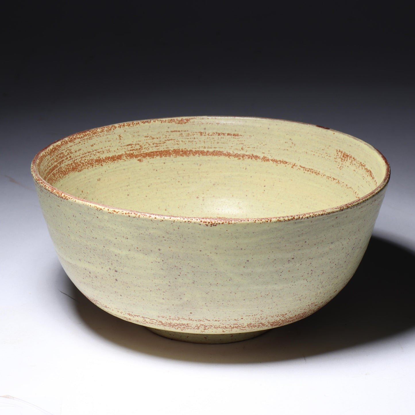 Laura Andreson, California (1902 - 1999), American studio pottery bowl, 1949, matte earthtone glaze ceramic, 3"H x 6 1/4"Diam.