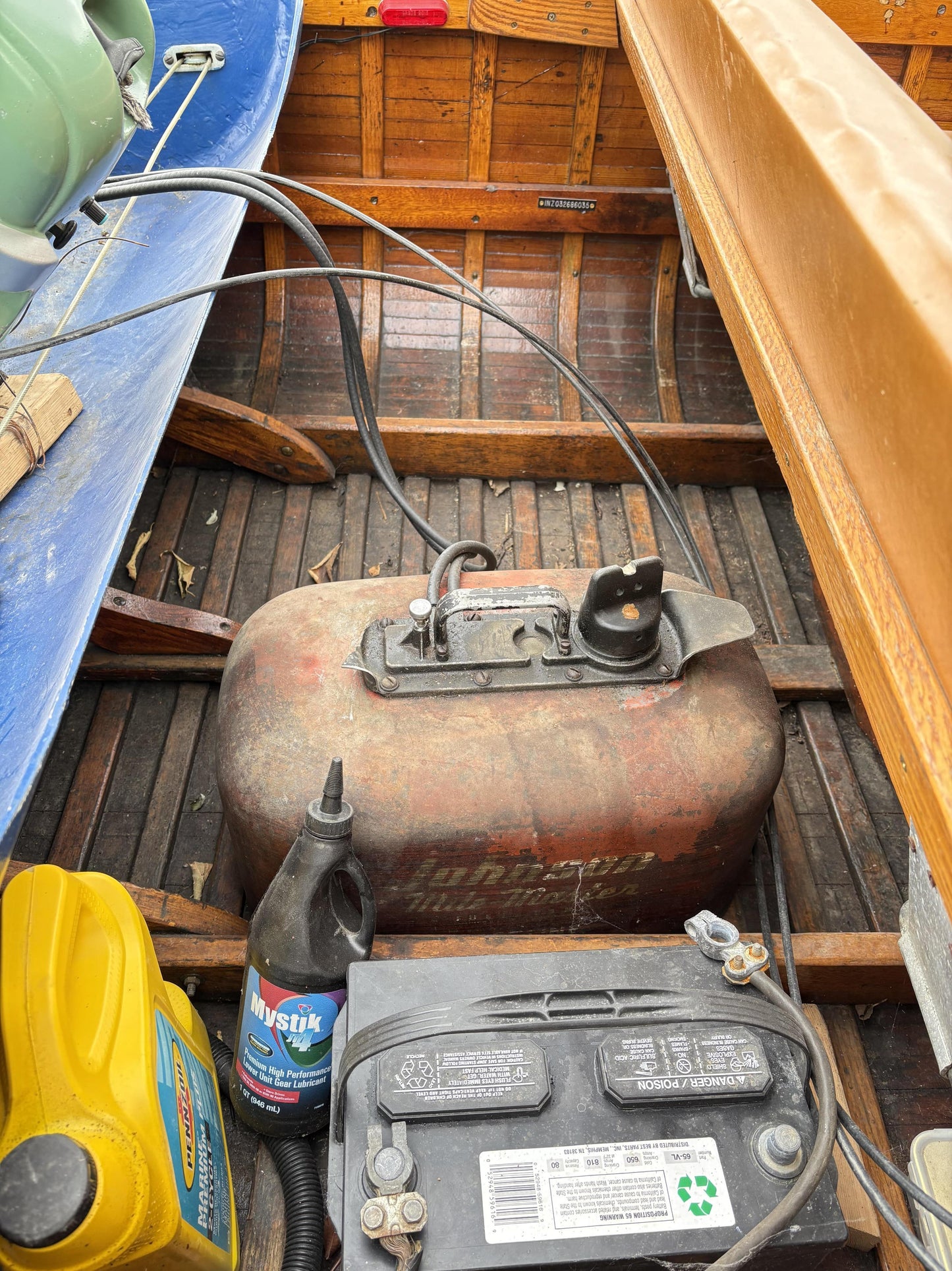 1956 Thompson Classic Wooden Boat & Accompanying Trailer