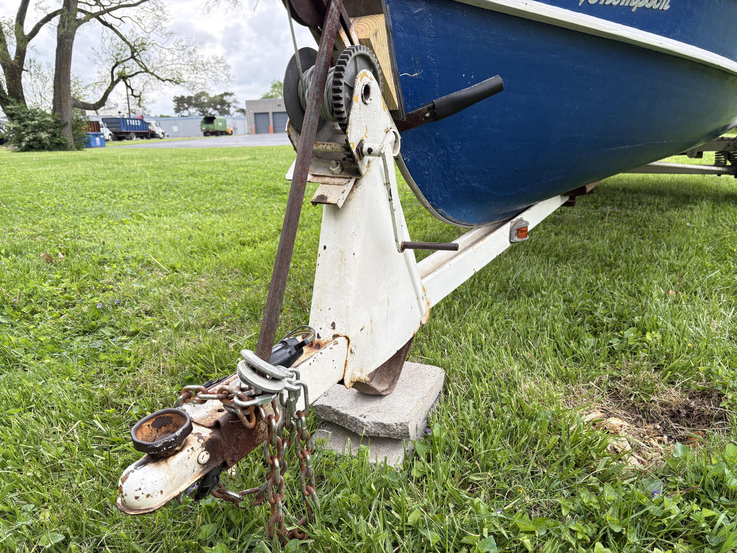 1956 Thompson Classic Wooden Boat & Accompanying Trailer