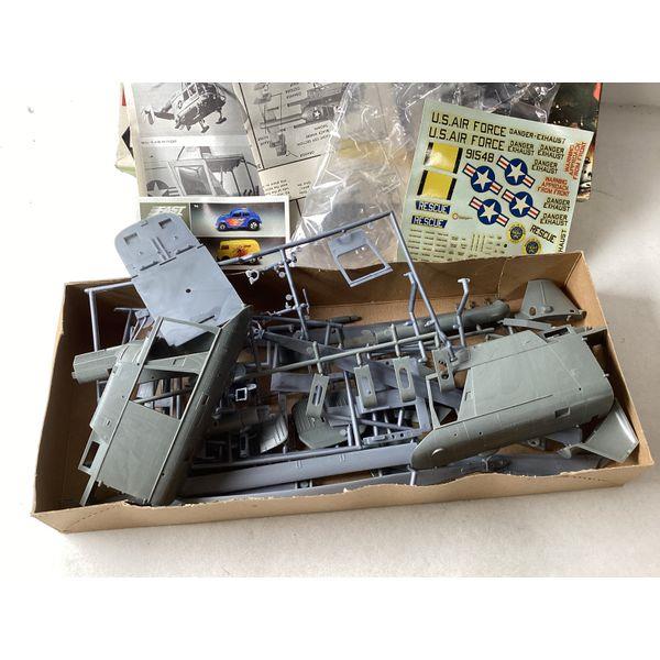 Hawk H-43B Huskie Helicopter - 1/48 Scale Model Kit