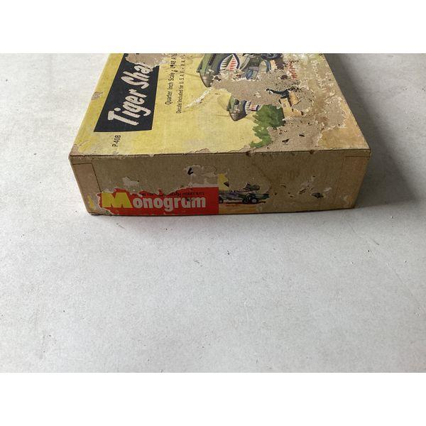 Monogram Tiger Shark - PA96:98, Vintage Model Kit, WWII Fighter Plane