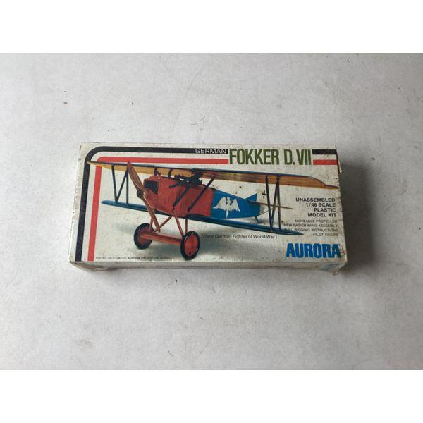 Aurora Fokker D.VII - 1/48 Scale, Plastic Model Kit