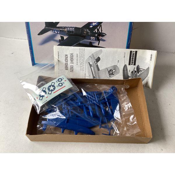 LINDERG OS2U Kingfisher - WWII Fighter Plane, 1/72 Scale, Plastic Model Kit, Unassembled