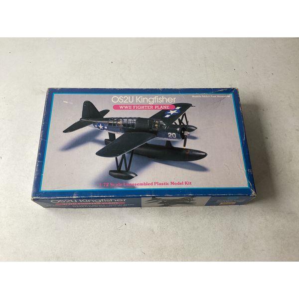 LINDERG OS2U Kingfisher - WWII Fighter Plane, 1/72 Scale, Plastic Model Kit, Unassembled