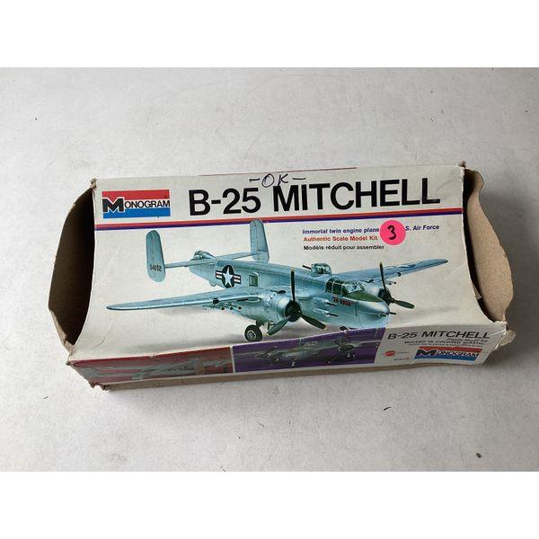 Monogram B-25 Mitchell - Authentic Scale Model Kit, S. Air Force