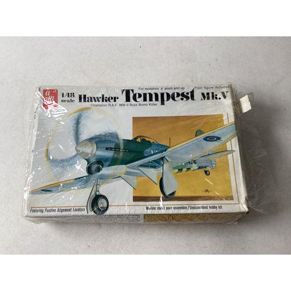 m Hawker Tempest MK.V - 1/48 Scale, WWII Buzz Bomb Killer, Pilot Figure Included