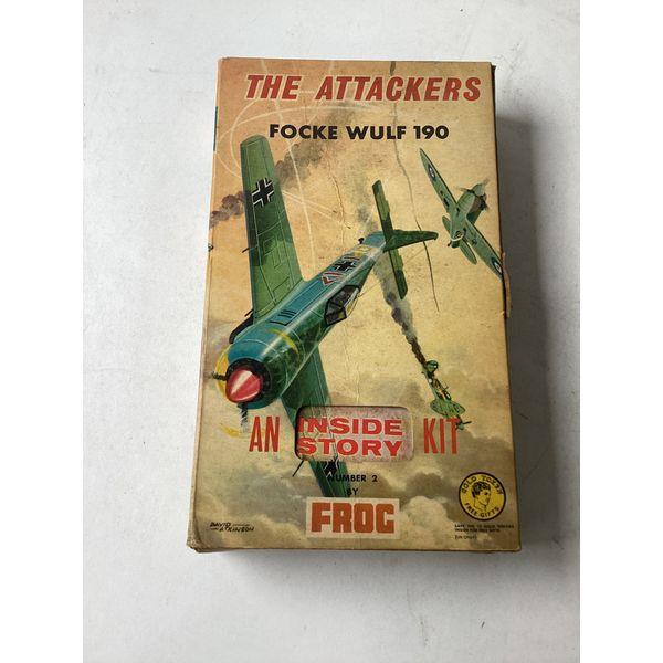 FROG Focke Wulf 190, Story Kit - Vintage Model Kit, Complete Set