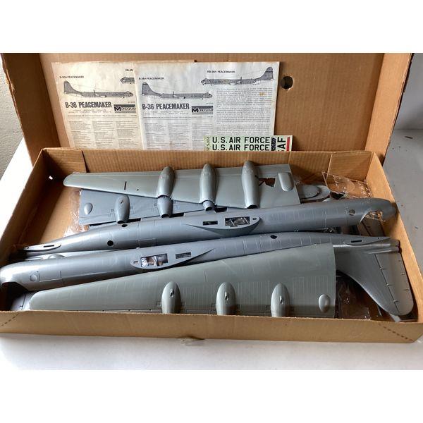Monogram B-36 Peacemaker - 1/72 Scale, Unassembled Kit, Molded in Silver