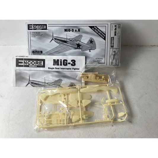 Encore Models MiG-3 z.6 - 1/72 Scale Model Kit, Resin Parts, True Details