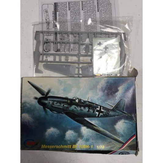 MPM Messerschmitt Bf 109H-1, 1/72 Scale, Unassembled Model Kit