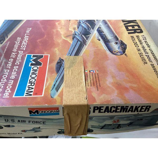 Monogram B-36 Peacemaker - 1/72 Scale, Unassembled Kit, Molded in Silver