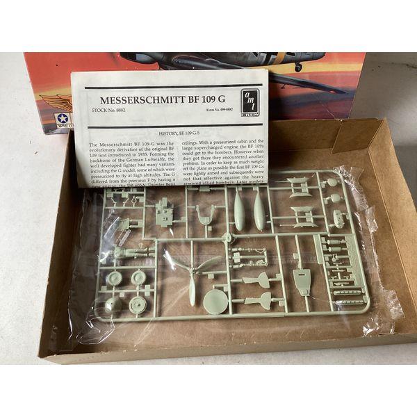AMT ERTL Messerschmitt BF-109G Model Kit, 1990s Issue, Unassembled