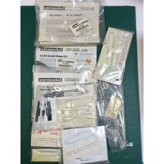 Airmodel McDonnell XF-85 Goblin, Dassault Mirage III R - 1/72 Conversion Kits