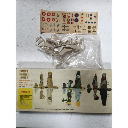 AMT Famous Fighters Series I - Hawker Hurricane UC, Macchi MC 202 Folgore, 1/72 Scale