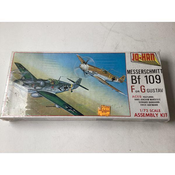 Jo-Han Messerschmitt Bf 109 F or G Gustav - 1/72 Scale Assembly Kit, Vintage