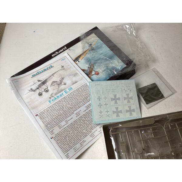 Eduard Fokker E.III - 1/72 Scale, Model Aircraft Kit, Detachable Parts, Historical Accuracy