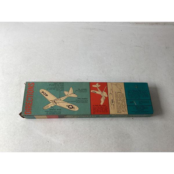 Jim Walker, Folding Wing Interceptor, Catapult Launcher - Vintage Toy, Collectible