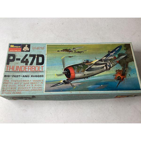 Monogram P-47D Thunderbolt - 1/48 Scale Model Kit - Big, Fast & Rugged
