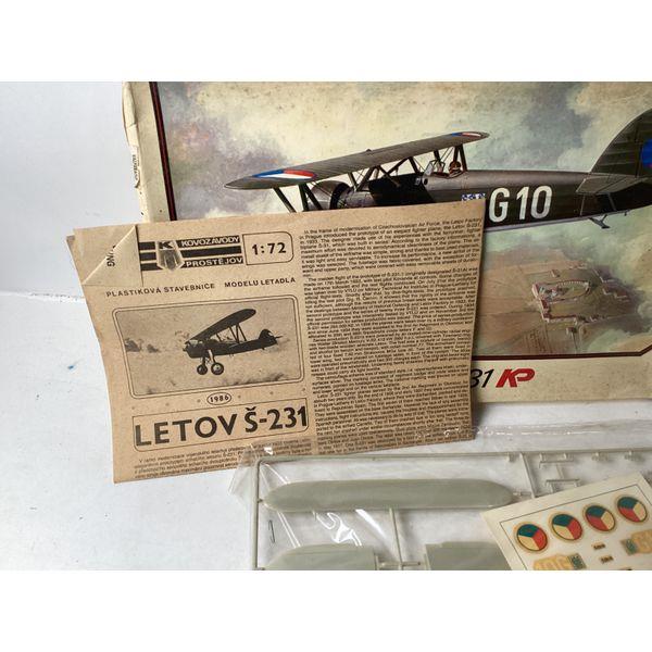 Letov S.231, 1/72 KP No.23 - Czech Biplane, Model Kit
